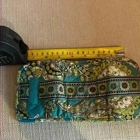 Vera Bradley Women's Green and Blue Patterned Bag - Picture 5 of 5